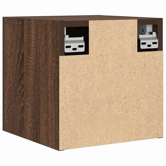 Tv-wandmeubelen 4 st 30,5x30x30 cm bruin eikenkleur 7