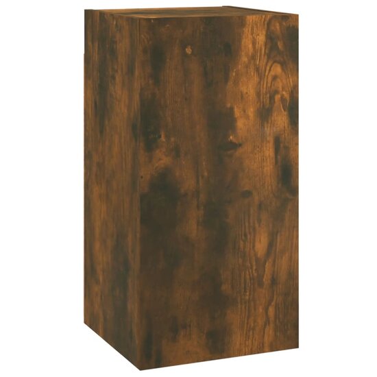 Tv-meubel 30,5x30x60 cm bewerkt hout gerookt eikenkleurig 2