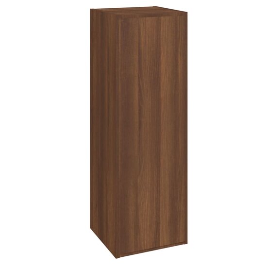 Tv-meubel 30,5x30x90 cm bewerkt hout bruin eikenkleur 2