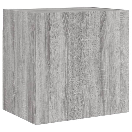 Tv-wandmeubel 40,5x30x40 cm bewerkt hout grijs sonoma 2