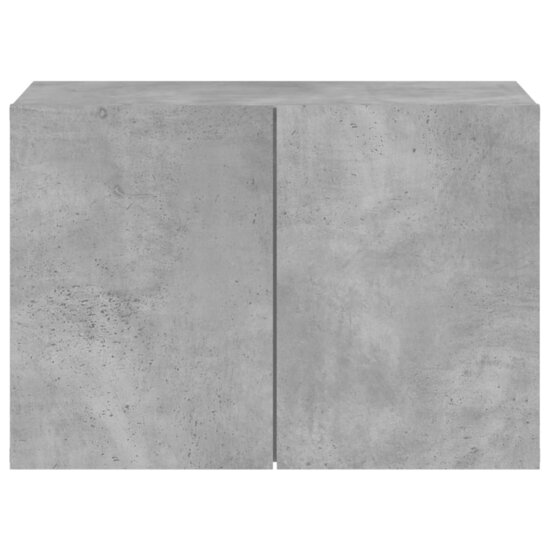 Tv-meubel wandgemonteerd 60x30x41 cm betongrijs 6