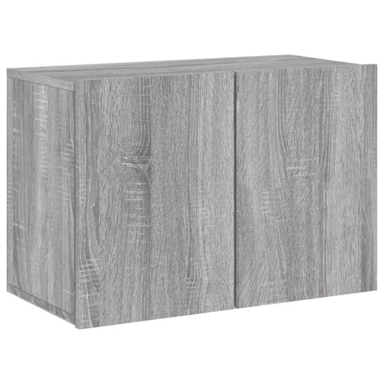 Tv-meubel wandgemonteerd 60x30x41 cm grijs sonoma eikenkleurig 2