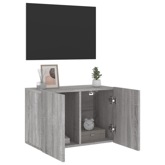 Tv-meubel wandgemonteerd 60x30x41 cm grijs sonoma eikenkleurig 4