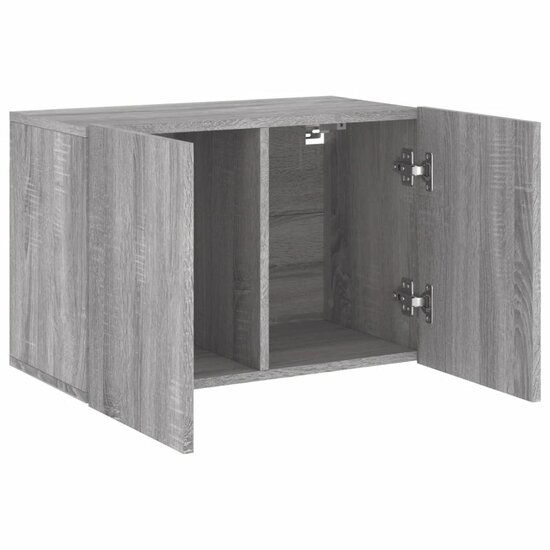 Tv-meubel wandgemonteerd 60x30x41 cm grijs sonoma eikenkleurig 5