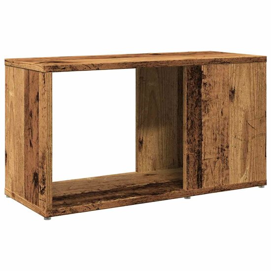 Tv-meubel 60x24x32 cm bewerkt hout oud houtkleurig 7