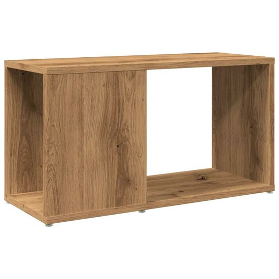 Tv-meubel 60x24x32 cm bewerkt hout artisanaal eikenkleur 2