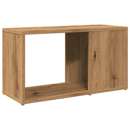 Tv-meubel 60x24x32 cm bewerkt hout artisanaal eikenkleur 7