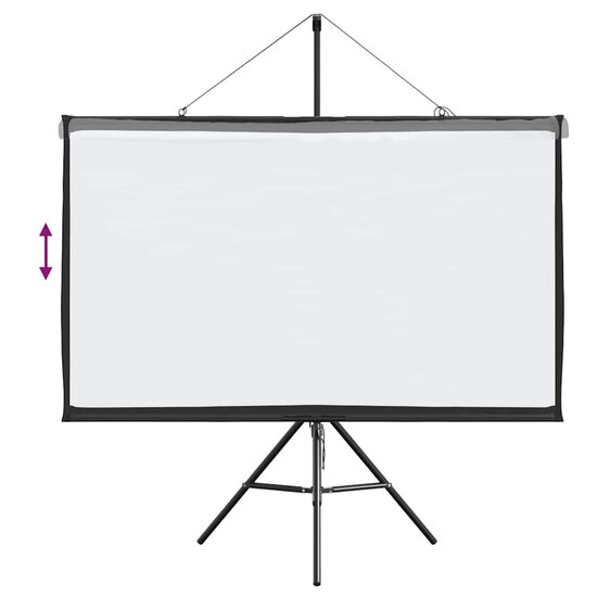 Projectiescherm met statief 50 inch 16:9 7