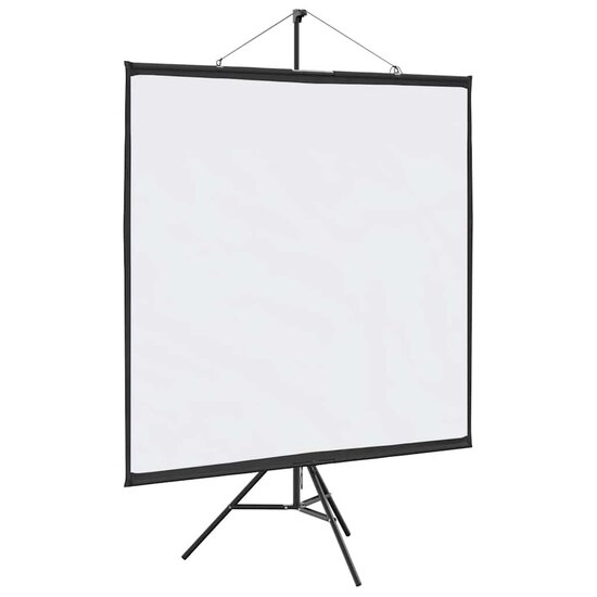 Projectiescherm met statief 72 inch 1:1 1