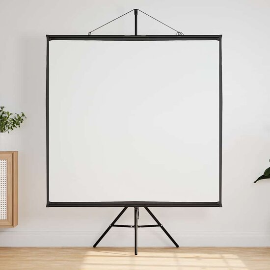 Projectiescherm met statief 72 inch 1:1 3