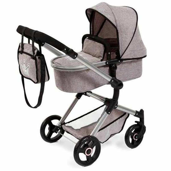 Poppenwagen Reig Combi Neo Pro 86 x 79 x 42 cm Grijs 3