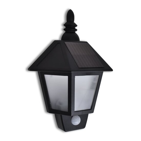 Solar Muurlamp met bewegingssensor 2