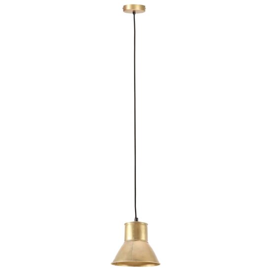 Hanglamp rond 25 W E27 17 cm messingkleurig 3