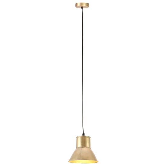 Hanglamp rond 25 W E27 17 cm messingkleurig 4