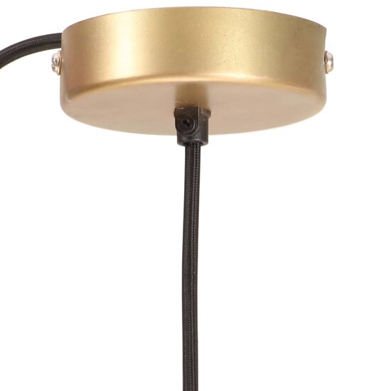 Hanglamp rond 25 W E27 17 cm messingkleurig 5