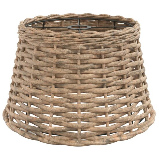 Plafondlampenkap &Oslash;38x23 cm wicker bruin 2