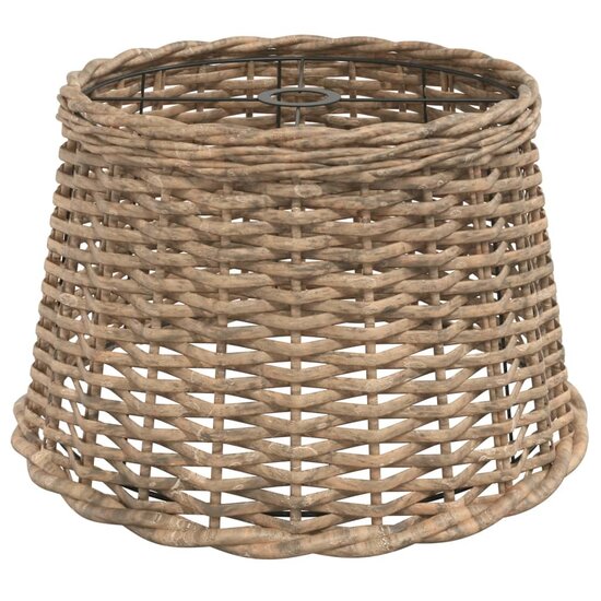 Plafondlampenkap &Oslash;45x28 cm wicker bruin 2