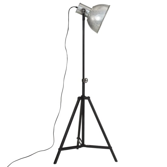 Vloerlamp 25 W E27 61x61x90/150 cm vintage zilverkleurig 4