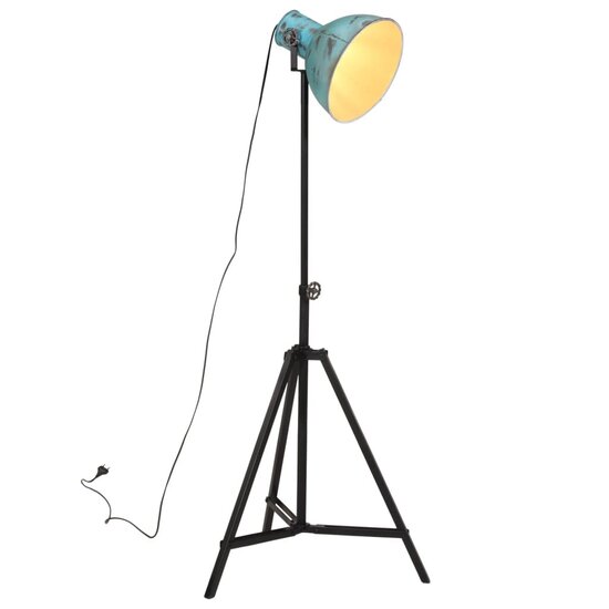 Vloerlamp 25 W E27 61x61x90/150 cm verweerd blauw 1