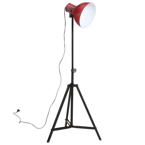 Vloerlamp 25 W E27 61x61x90/150 cm verweerd rood 2