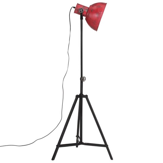 Vloerlamp 25 W E27 61x61x90/150 cm verweerd rood 4