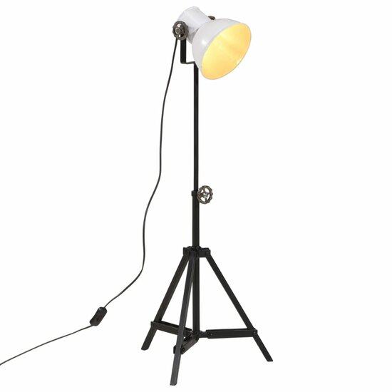 Vloerlamp 25 W E27 35x35x65/95 cm wit 1