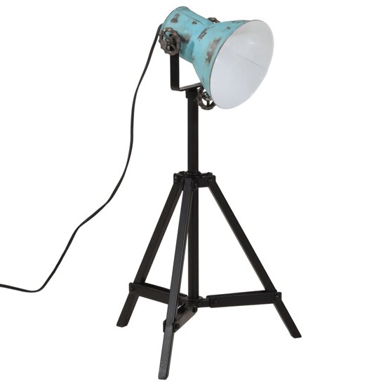 Vloerlamp 25 W E27 35x35x65/95 cm verweerd blauw 6