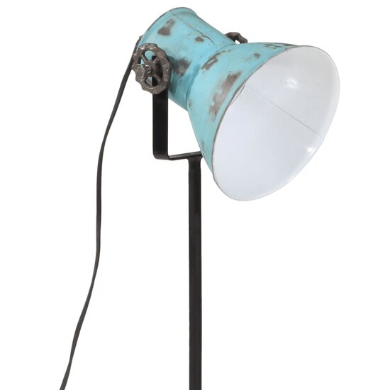 Vloerlamp 25 W E27 35x35x65/95 cm verweerd blauw 8