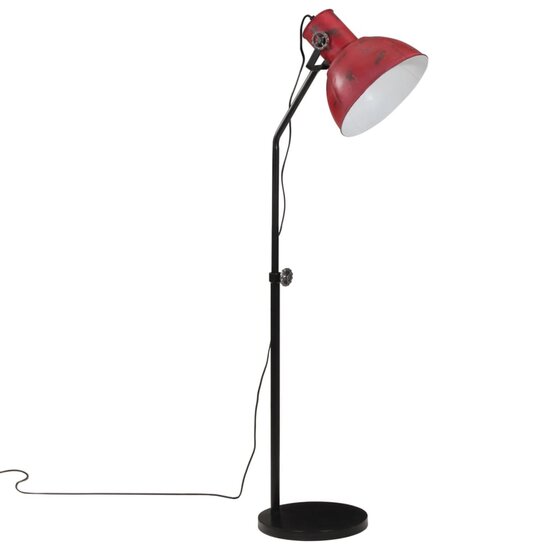 Vloerlamp 25 W E27 30x30x90/150 cm verweerd rood 2