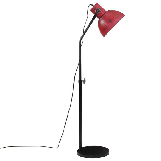 Vloerlamp 25 W E27 30x30x90/150 cm verweerd rood 4