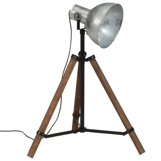 Vloerlamp 25 W E27 75x75x90-150 cm vintage zilverkleurig 6