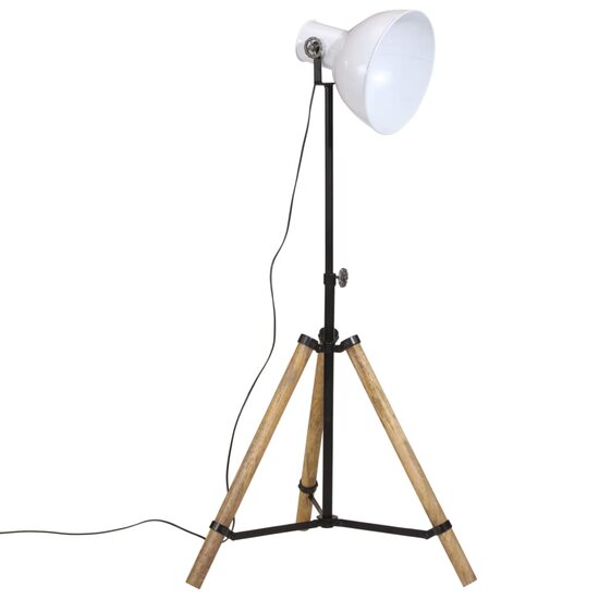 Vloerlamp 25 W E27 75x75x90-150 cm wit 2