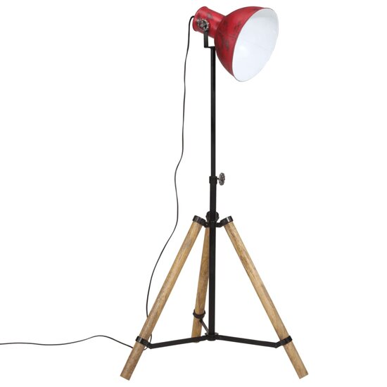 Vloerlamp 25 W E27 75x75x90-150 cm verweerd rood 2