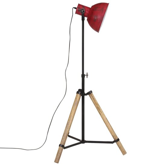 Vloerlamp 25 W E27 75x75x90-150 cm verweerd rood 4