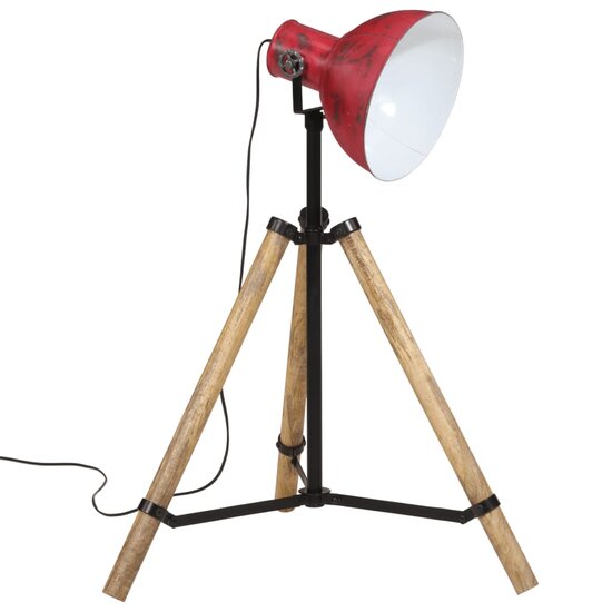 Vloerlamp 25 W E27 75x75x90-150 cm verweerd rood 6