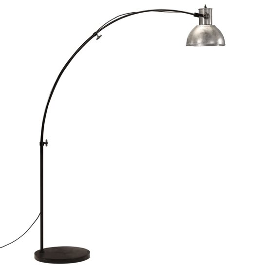 Vloerlamp 25 W E27 150 cm vintage zilverkleurig 4