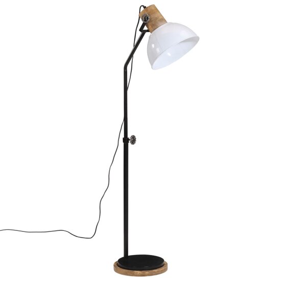 Vloerlamp 25 W E27 30x30x100-150 cm wit 2