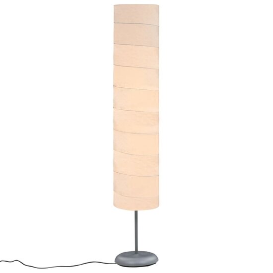 Vloerlamp met standaard E27 121 cm wit 2