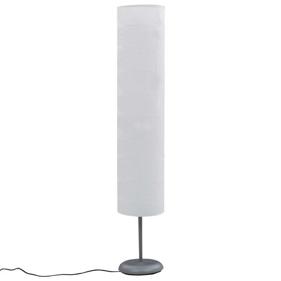 Vloerlamp met standaard E27 121 cm wit 3