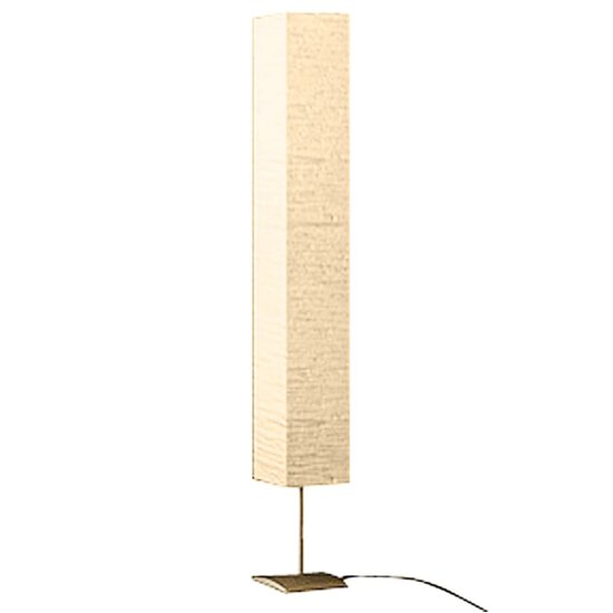 Vloerlamp met stalen standaard 170 cm beige 2