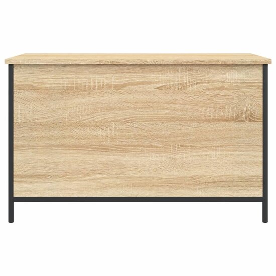 Opbergbankje 80x42,5x50 cm bewerkt hout sonoma eikenkleurig 7