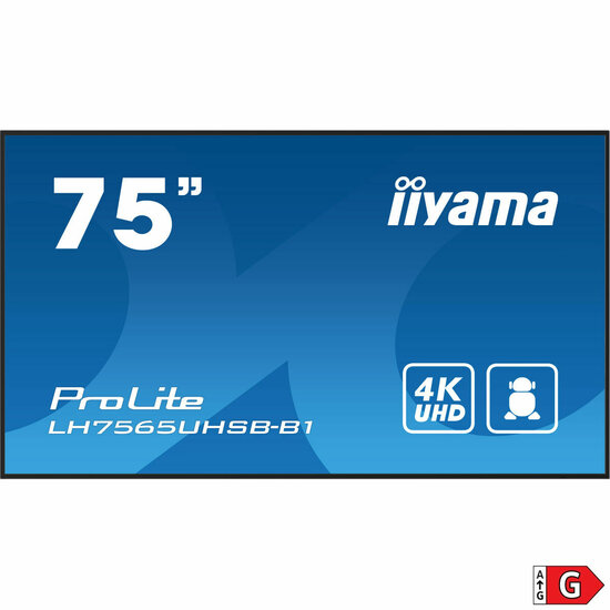 Videowall Monitor Iiyama ProLite LH7575UHS-B1AG 75&quot; 4K Ultra HD 9