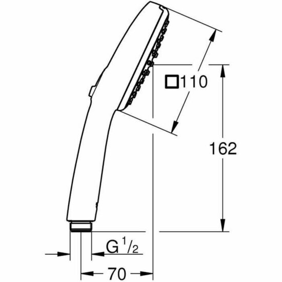 Douchekop Grohe Plastic 2