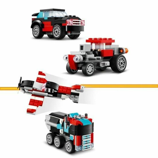 Bouwspel Lego 31146 Creator Platform Truck with Helicopter Multicolour 4