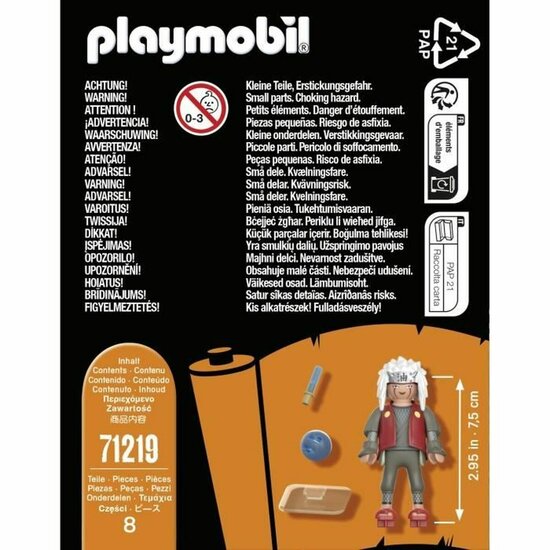 Playset Playmobil Naruto Shippuden - Jiraiya 71219 8 Onderdelen 4