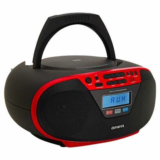 Radio met cd- en mp3-speler en Bluetooth Aiwa BBTU-400RD 2