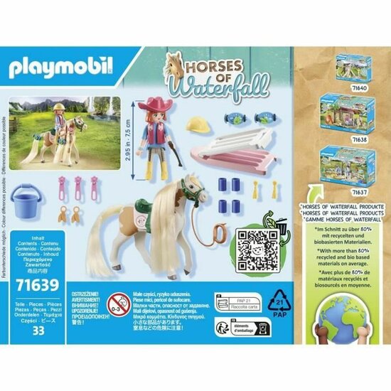 Playset Playmobil 71639 Ellie with horse 33 Onderdelen 6