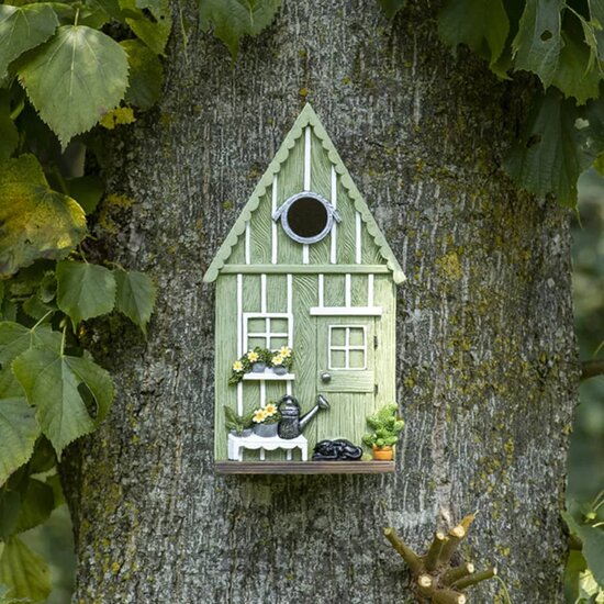 Esschert Design Vogelhuisje voor mezen tuinschuur 1