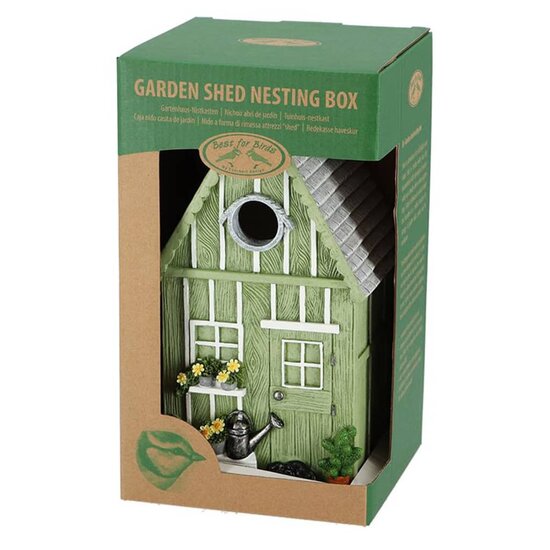 Esschert Design Vogelhuisje voor mezen tuinschuur 6