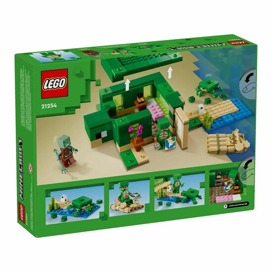 Playset Lego 21254 Minecraft Turtle Beach House 2